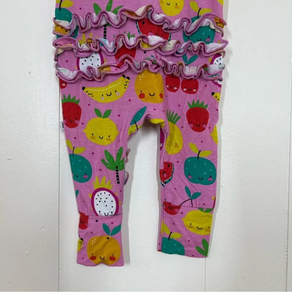 Bums & Roses Little Bum Bums Fruit Sleeveless Ruffle Romper